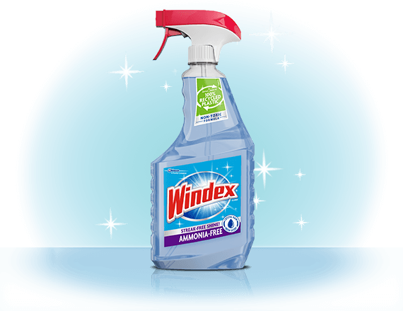 Limpiador de vidrios sin amoníaco Windex® frente
